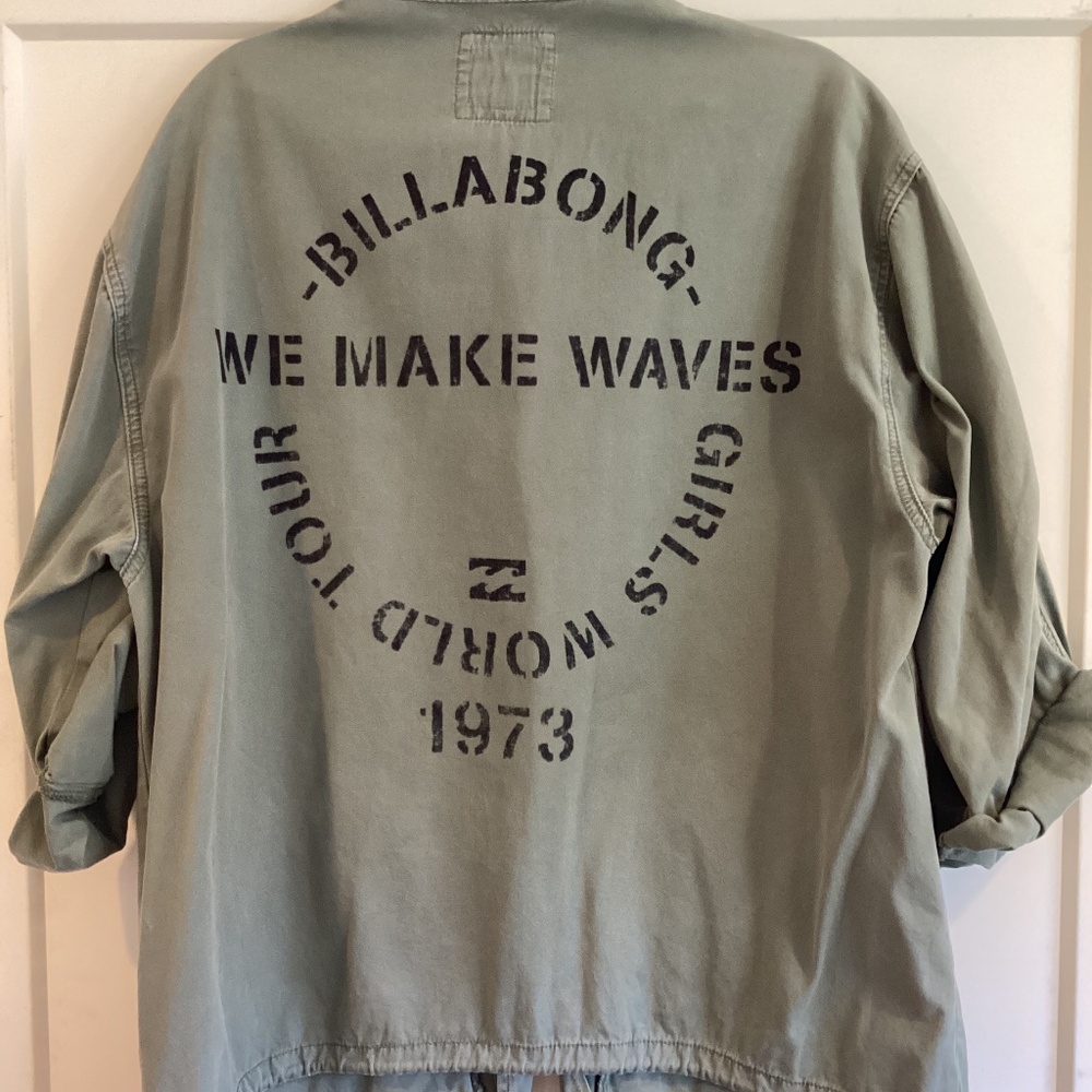 Billabong “world tour” utility jacket - M